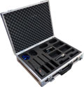 Case for a set of two-way radios and accessories